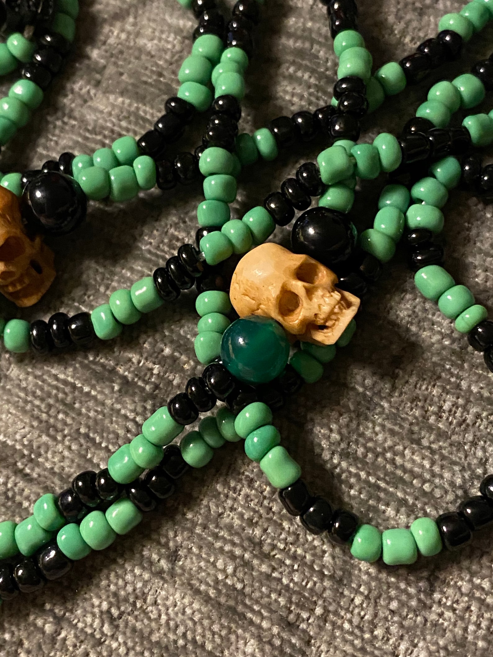 Orisha Influence Ogun Eleke//beads - Etsy