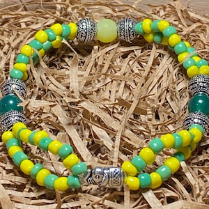 Orisha Influence-Orula Bracelet-Azabache/Protection/Spiritual