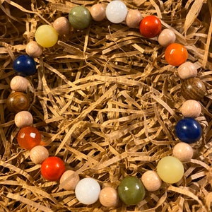 Orisha-invloed - 7 Potencia-armband/kralenarmband