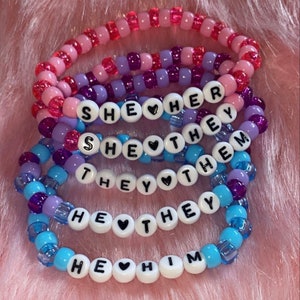 Pronoun Bracelets/Necklaces