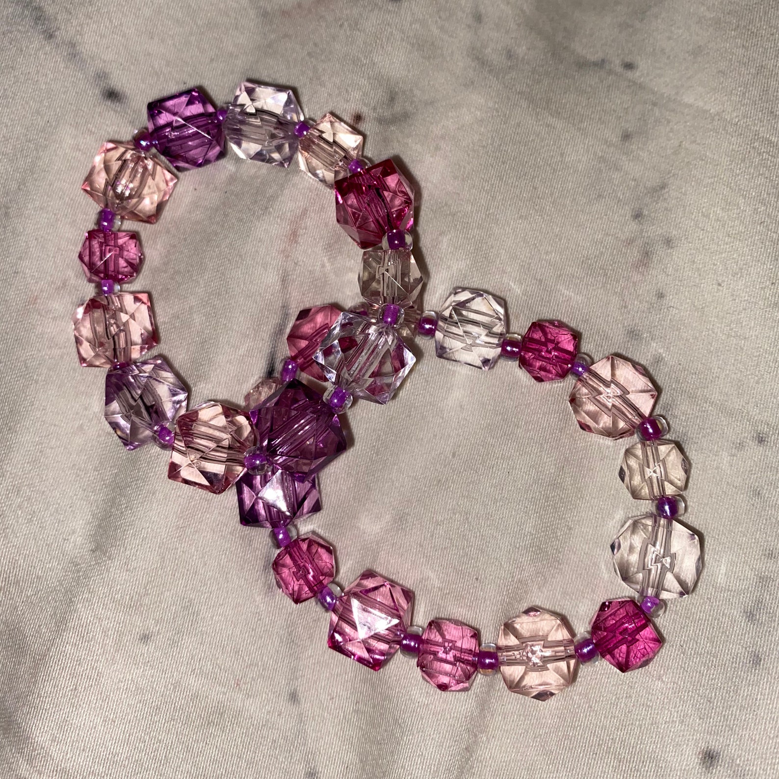 Y2k Beaded Pastel Bracelets Etsy