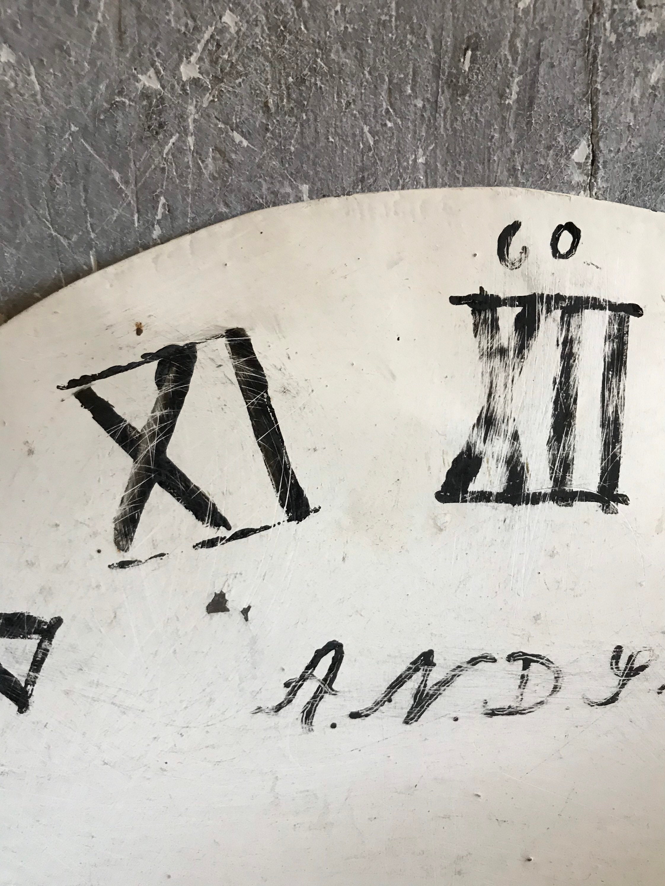 Antique Mora Clock Face Etsy