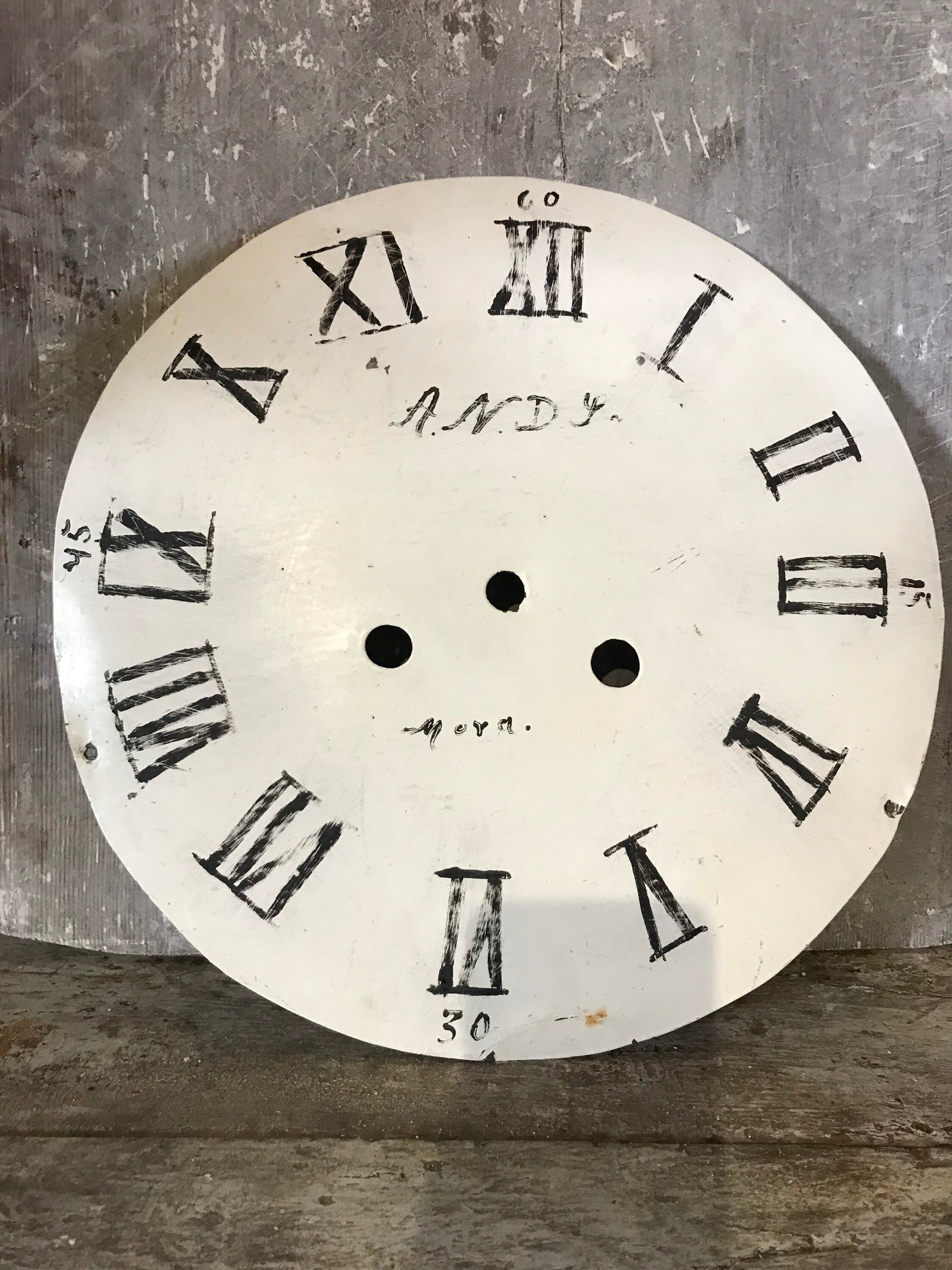 Antique Mora Clock Face Etsy