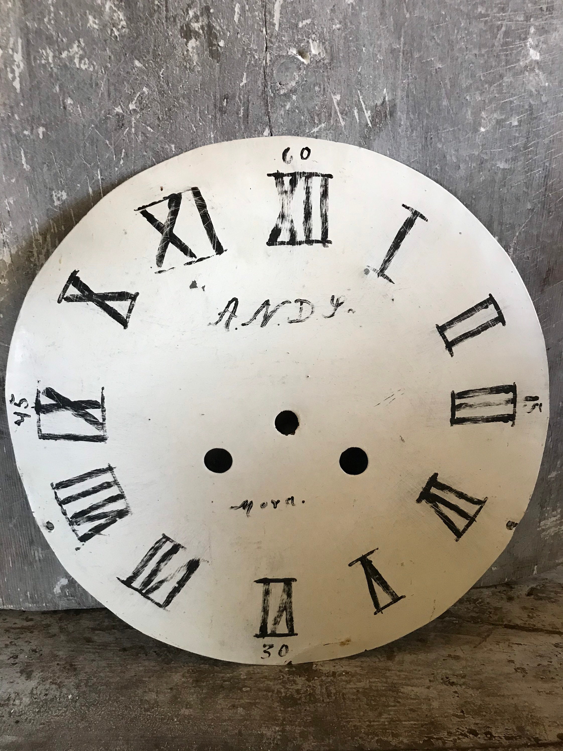 Antique Mora Clock Face Etsy