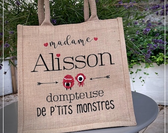 Sac "Dompteuse de p'tits monstres"