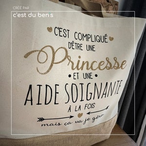 Sac Princesse aide soignante image 2