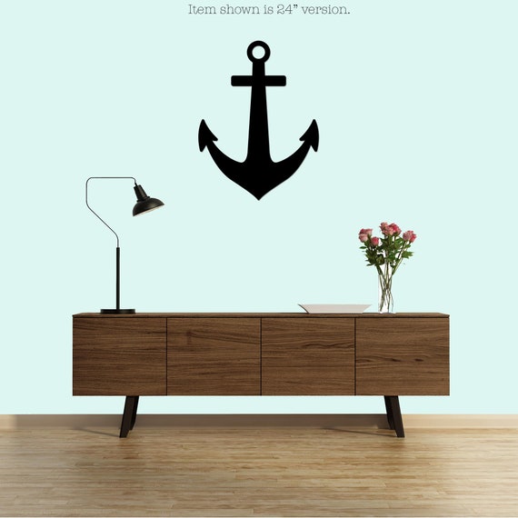 Iconic Boat Anchor Symbol Beautiful Solid Metal Home Decor Etsy