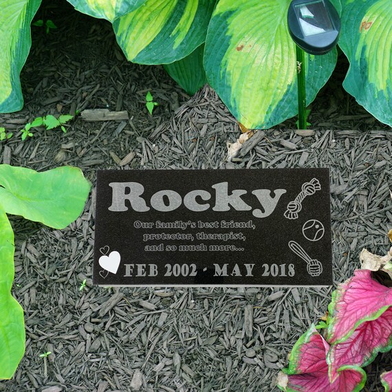 Personalized pet garden best sale stones