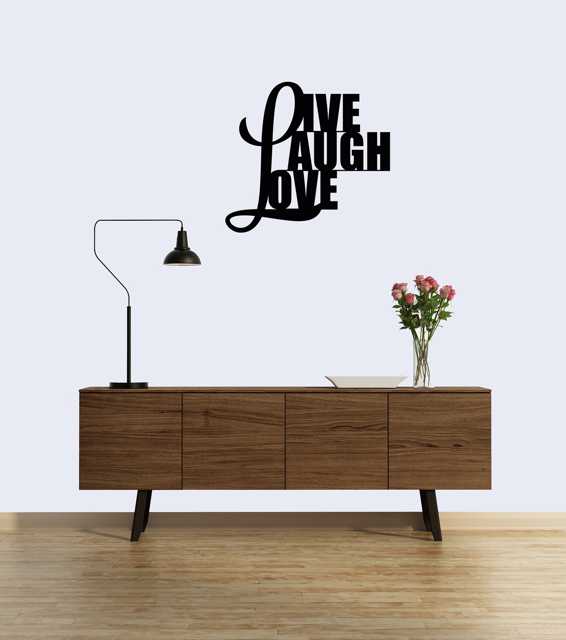 Live Love Laugh Metal Wall Art Sign Decorative Home Wall Etsy