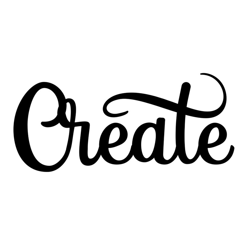 Create Script Metal Word Sign Rustic Metal Sign Cursive Etsy