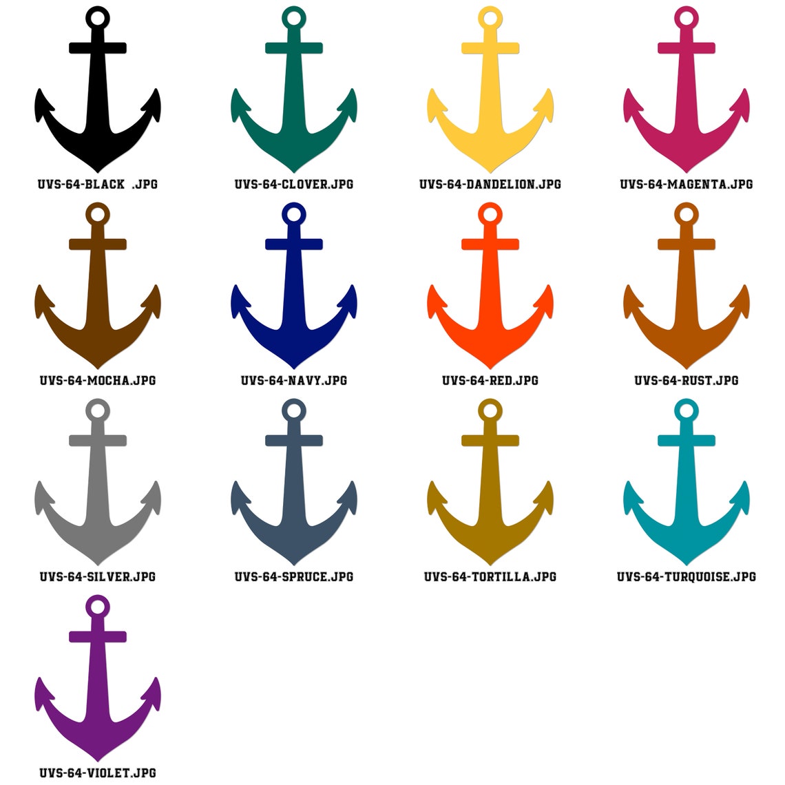 Iconic Boat Anchor Symbol Beautiful Solid Metal Home Decor - Etsy