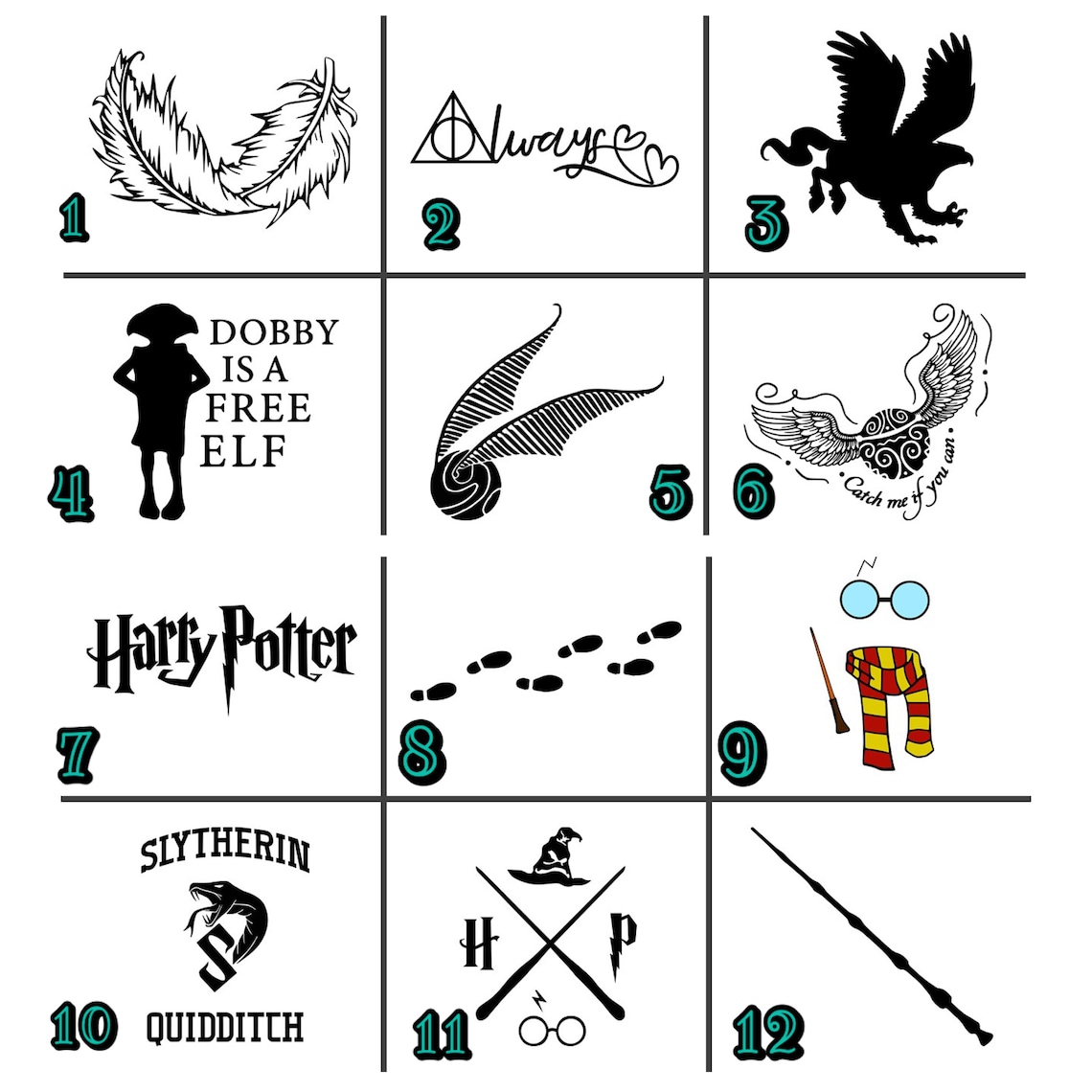 HARRY POTTER DECAL custom harry potter decal harry potter Etsy