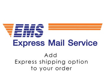 Express shipping option (15-17 days to USA)