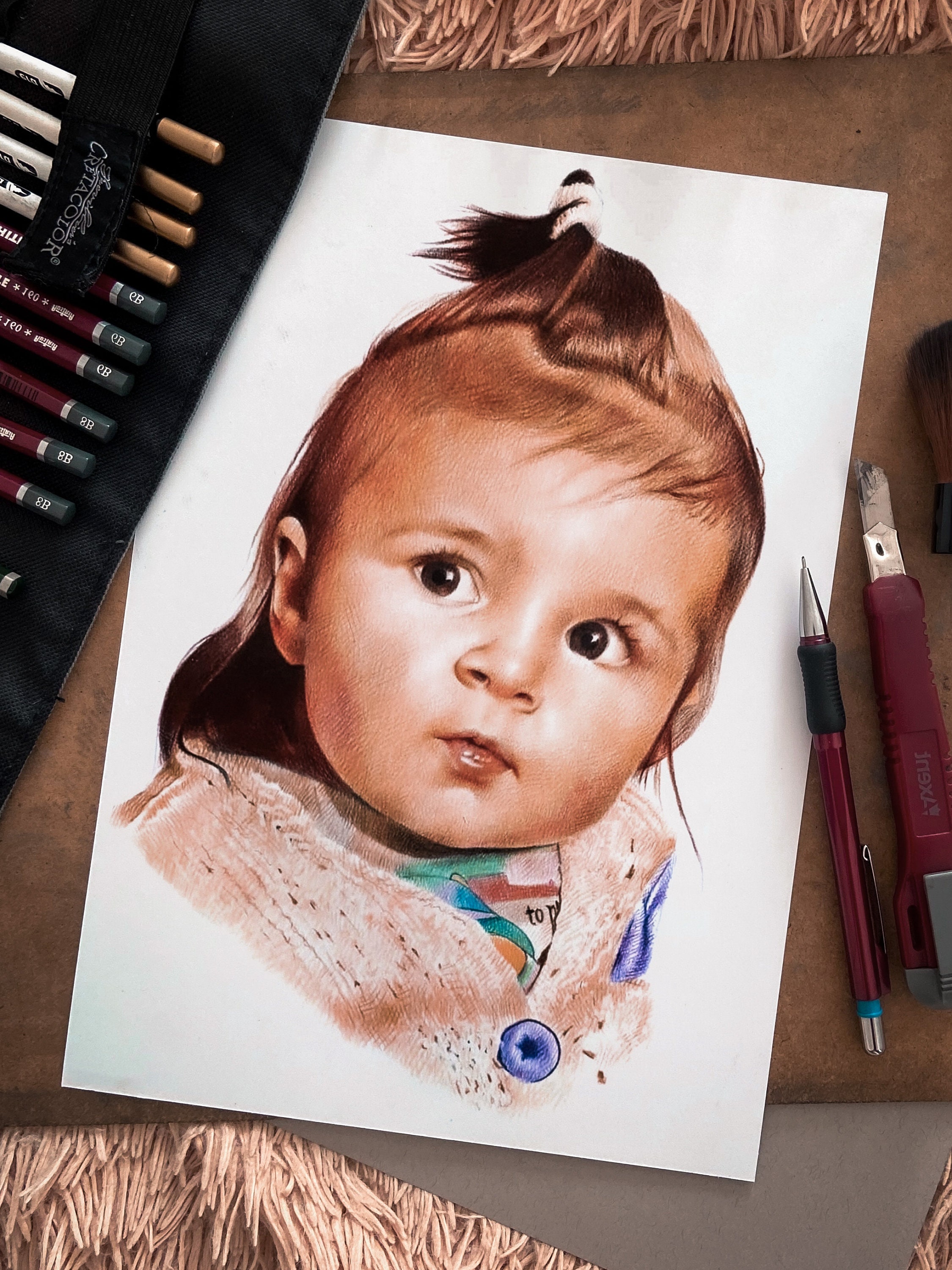 Realistic drawing with Colored Pencil Masterclass, Parna Chaudhuri