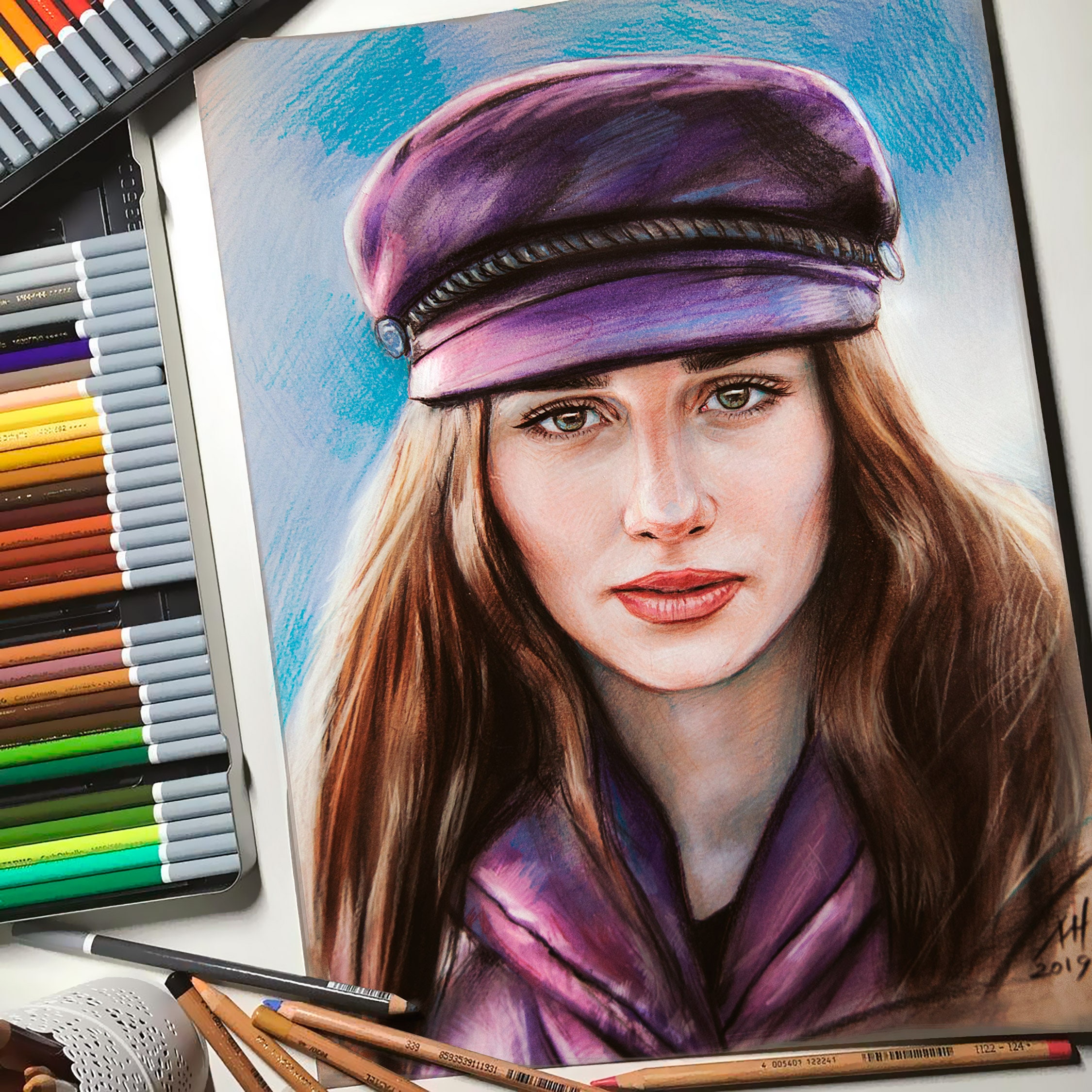 Chalk Pastel Portraits