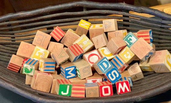 childrens large wooden blocks