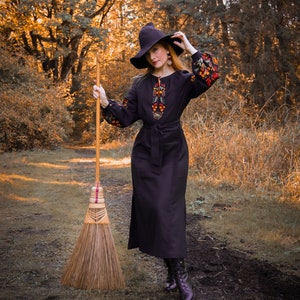 linen witch dress Womens Victorian Dress Renaissance Medieval Costume Cotton Linen Dresses  Gothic Witch Cosplay Drawstring Maxi Dress S-2XL