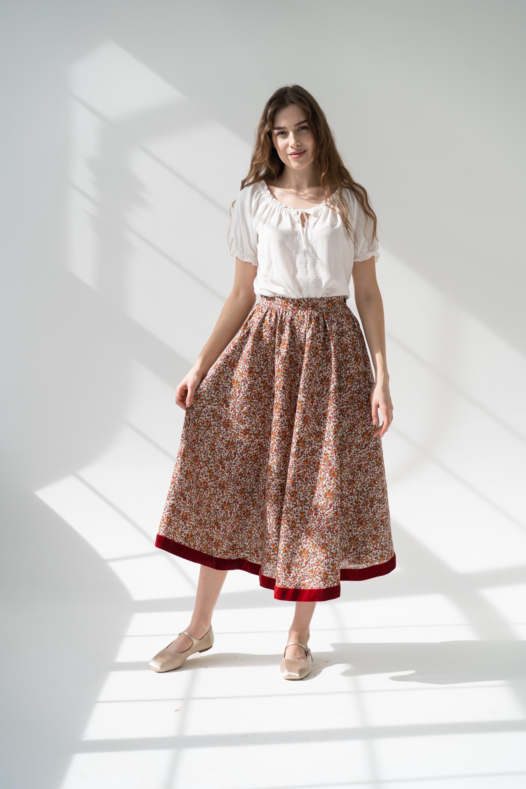 Hungarian Skirt - Etsy Israel