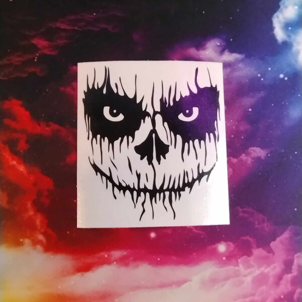 Scary Window Decal Etsy