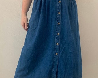 plus size jean skirts