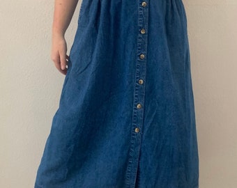 plus size denim skirts online