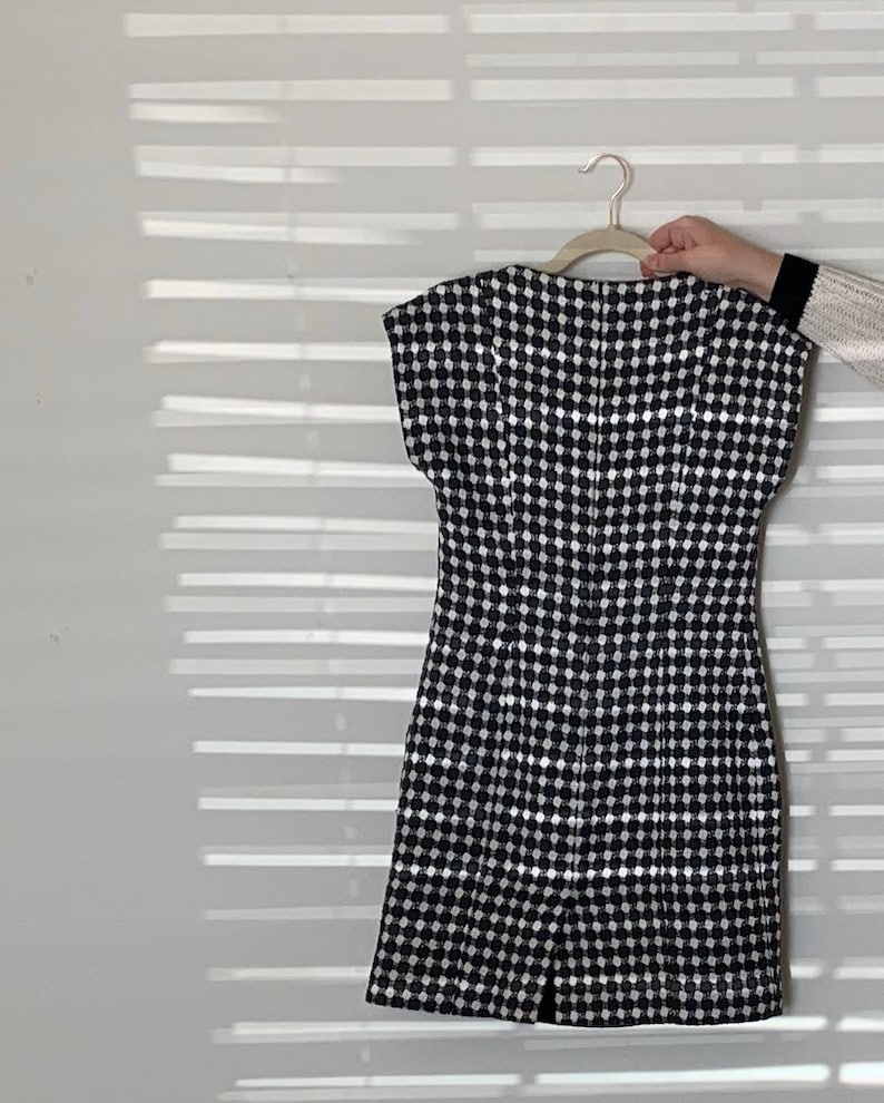 Vintage 1960s Checkered Dress