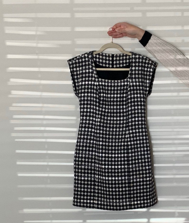 Vintage 1960s Checkered Dress