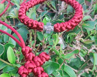 Pulsera de cuerda de oración ortodoxa con rosario de 33 nudos
