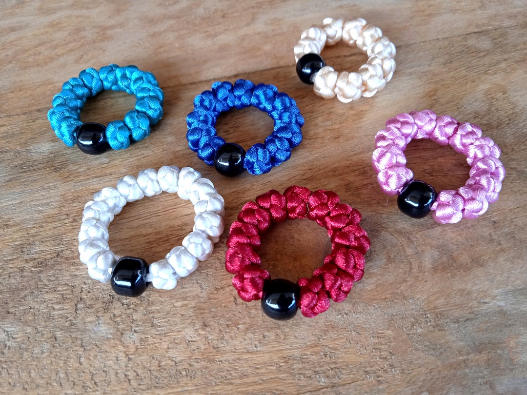 Finger Prayer Rope Monastic Style Satin Cord Komboskini 12knot Rosary ...