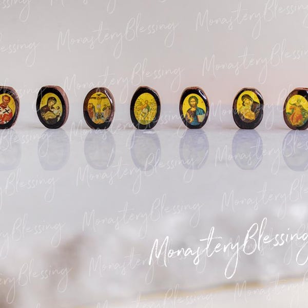 wooden beads Prayer beads rosary Holy Theotokos Jesus Saints  orthodox Jewellery making church supplies
