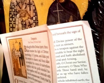 The prayer against the magic of St Cyprian and Justine  prayers protection