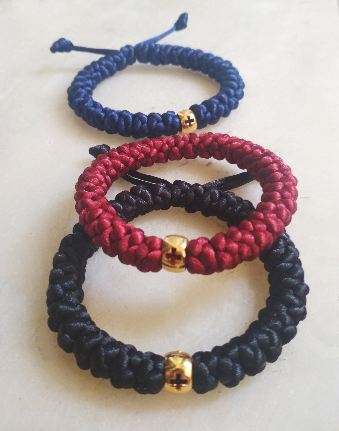 Greek Christian Prayer Rope Bracelet OR Adjustable Komboskini Chotki ...