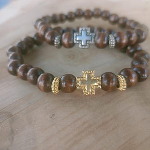 Wooden Beaded Bracelet Prayer Rope Komboskini orthodox Rosary Prayer Beads mother&#39;s Day Christmas gift for