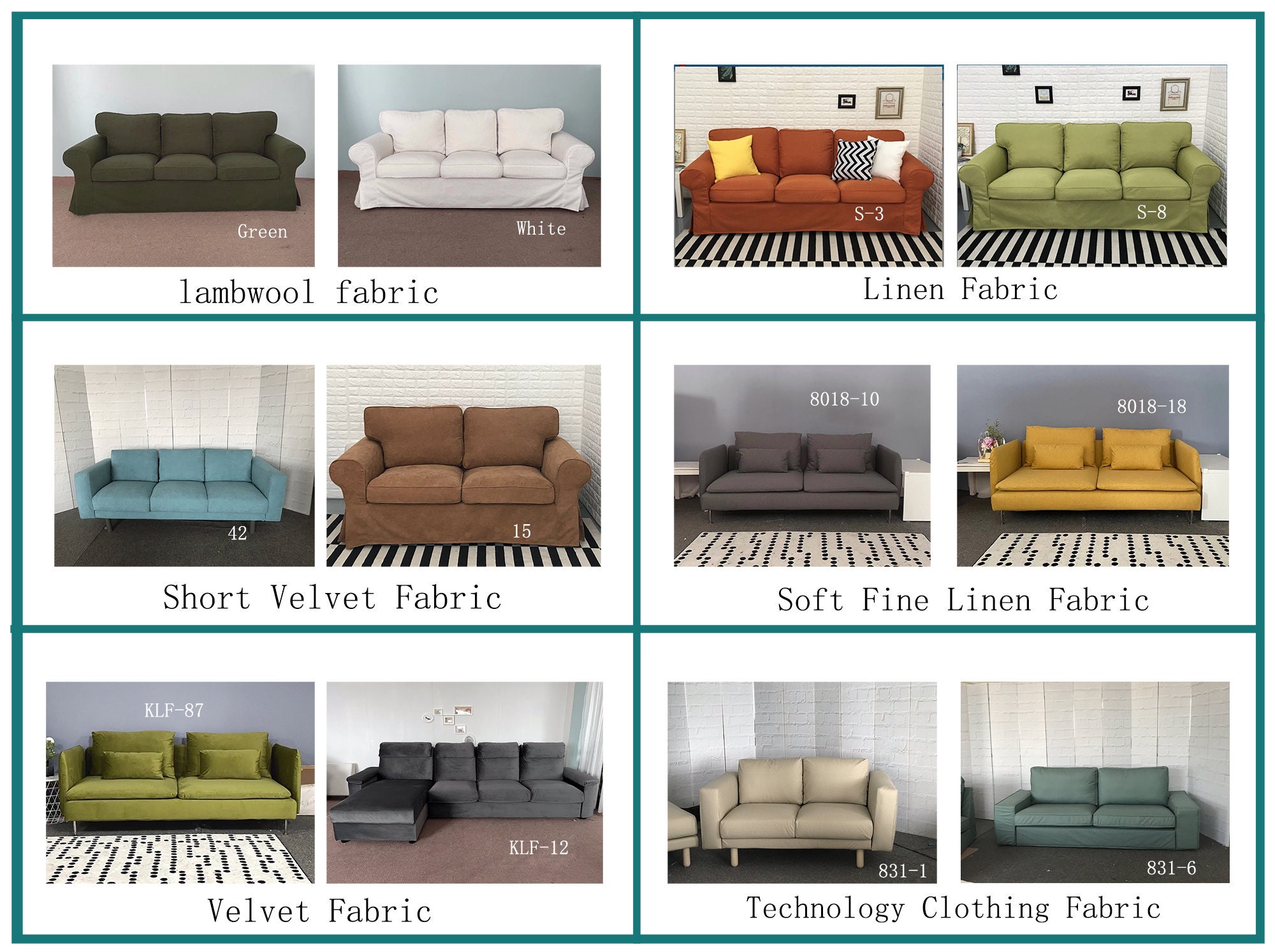 Sofa Covers for SODERHAMN 3 Seats With Armrest Sofasofa Cover Etsy