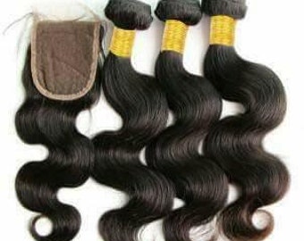 Bundle Deals!!! Buy 3 get a closure free!