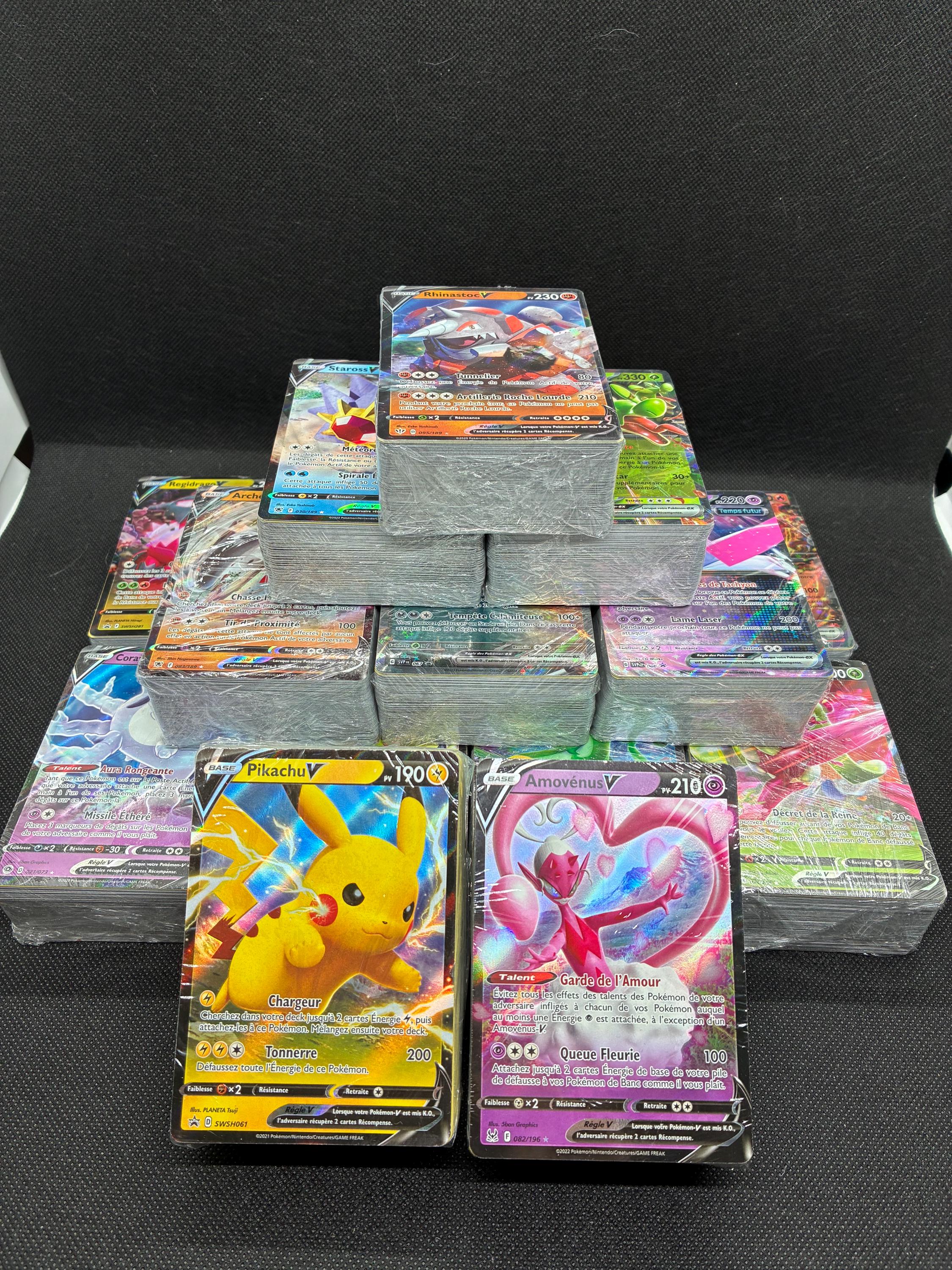 french pokemon cards Large French Pokemon Cards GX VMAX EX or V Jumbo Card Advertising Card  Official French Letter (Pikachu VMAX SWSH286): Amazon.de: Toys main image 0