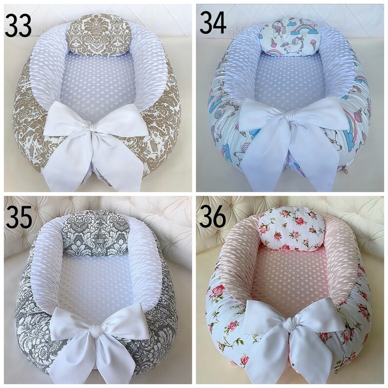Infant cot Snuggle nest Cocoonbaby Baby positioner Etsy