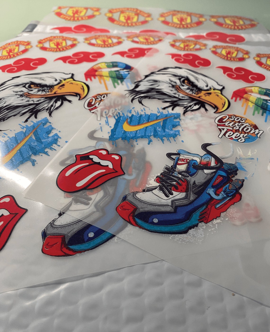 DTF DirectTo Film Transfers Custom Full Color DTF Heat Etsy