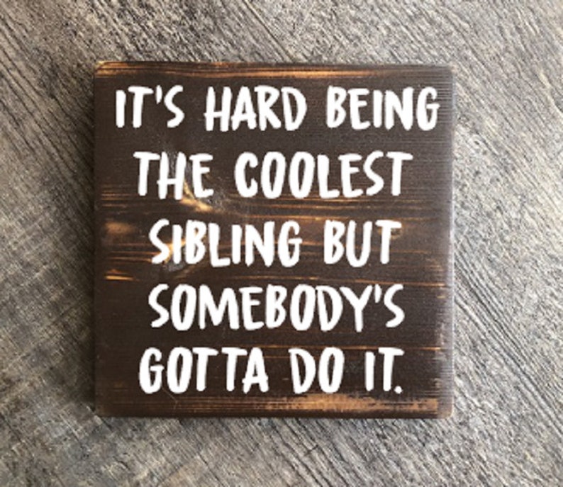 It's Hard Being The Coolest Wood Sign rustic sign Etsy