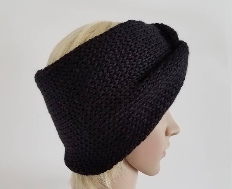 winter hats, Knitted Twisted earwarmerheadband