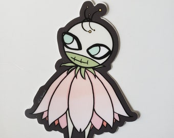Lotus Flower Fairy Vinyl sticker/ Die cut sticker/ Laptop stickers