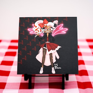 Cupid & her bat 5.5” x 5.5” Art Prints