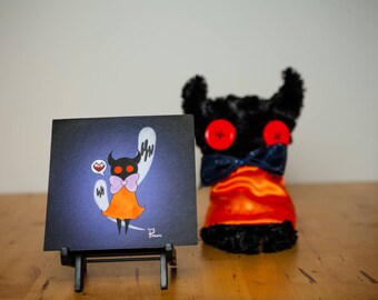 Demon Baby: Ghostie Friends 5.5" x 5.5" Art Prints