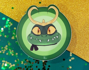 Croki / God of Mischief/ Loki / Vinyl Sticker/ Die cut Sticker/ Laptop sticker