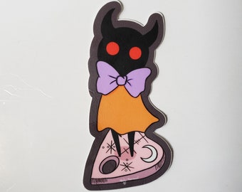 Demon Baby Vinyl Sticker/ Die cut sticker/ Laptop sticker