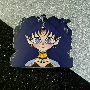 Queen Nehelenia / Sailor Moon SuperS Vinyl sticker/ Peeker sticker/ Die cut sticker/ Laptop sticker/ Neon sticker