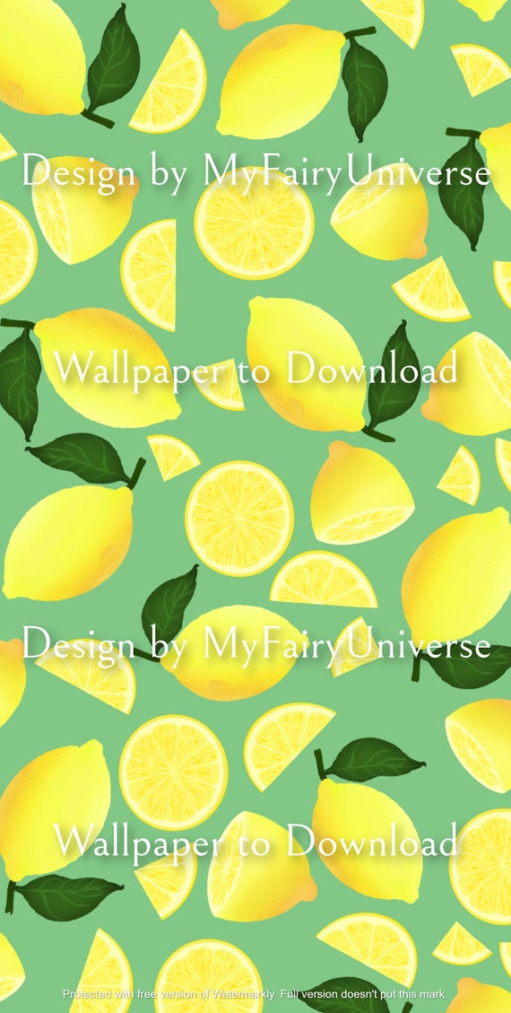 Green Lemons Wallpaper