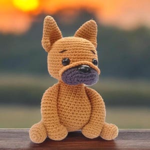 Amigurumi Dog Crochet Pattern - Cute Crochet Dog - PATTERN ONLY, Crochet Pattern, DIY Plushie, Dog Easy Animal Crochet Pattern 6-7inches