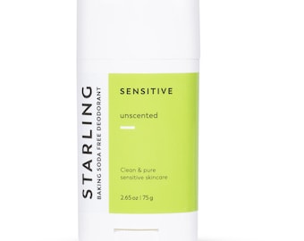 Sensitive Deodorant | No Baking Soda | Unscented