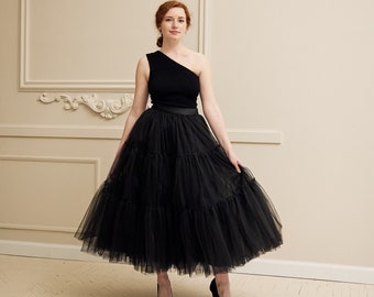 Classic full tulle skirt, Women tulle skirt, A line maxi skirt, Long tulle skirt, Layered tulle skirt, Sheer tulle skirt, Trendy skirt